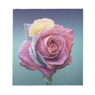 Bloc-note Rose multicolore