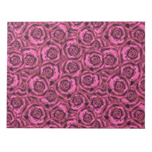 Bloc-note Rose rose (Devant)