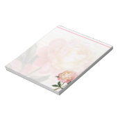 Bloc-note Rose rose rêveuse (Tourné)