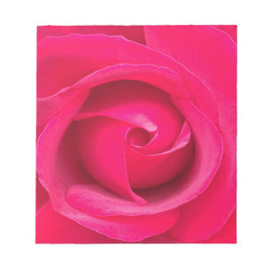 Bloc-note Rose rose rouge romantique
