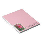 Bloc-note Rose rose Valentine (Incliné)