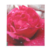 Bloc-note Rose rouge (Devant)