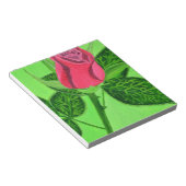 Bloc-note Rose rouge (Incliné)