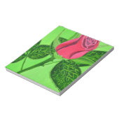 Bloc-note Rose rouge (Tourné)