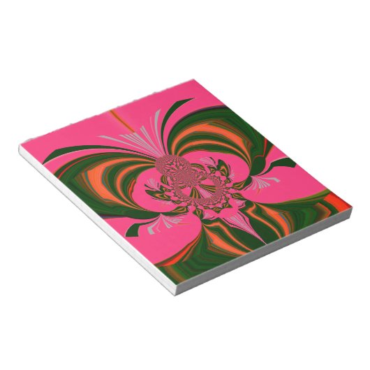 Bloc-note Rose rouge or vert (Incliné)