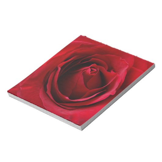 Bloc-note rose rouge profonde (Tourné)