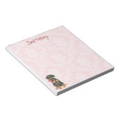 Bloc-note Rose Valentine Doberman (Incliné)