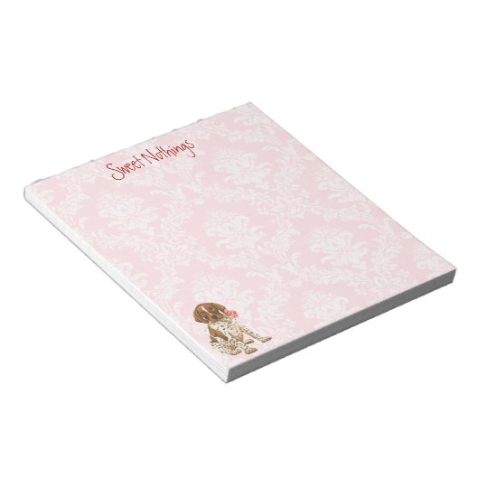 Bloc-note Rose Valentine GSP (Incliné)