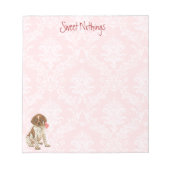 Bloc-note Rose Valentine GSP (Devant)