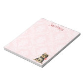 Bloc-note Rose Valentine Yorkie (Tourné)