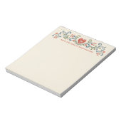 Bloc-note Rosemaling de Noël nordique (Tourné)
