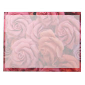 Bloc-note Roses à fleurs roses (Devant)