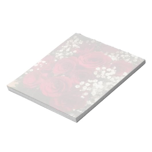 Bloc-note Roses and Baby's Breath Notepads (Tourné)