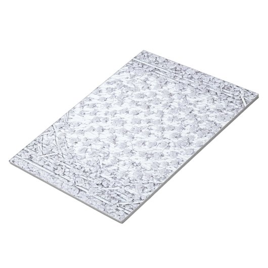 Bloc-note Roses blanches B (Incliné)