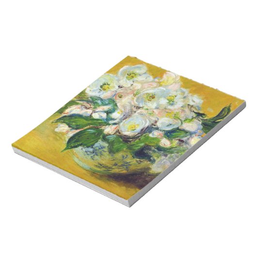 Bloc-note Roses de Noël (par Claude Monet) (Tourné)