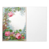 BLOC-NOTE ROSES & JASMINES (Devant)
