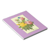 Bloc-note  Roses jaunes et roses botaniques  (Incliné)