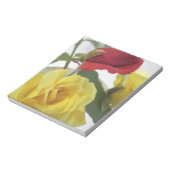 Bloc-note Roses jaunes rouges (Tourné)