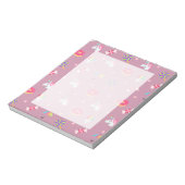 Bloc-note roses roses (Tourné)