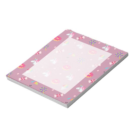 Bloc-note roses roses (Tourné)