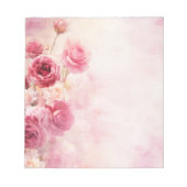 Bloc-note Roses roses vintages (Devant)