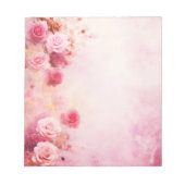 Bloc-note Roses roses vintages (Devant)