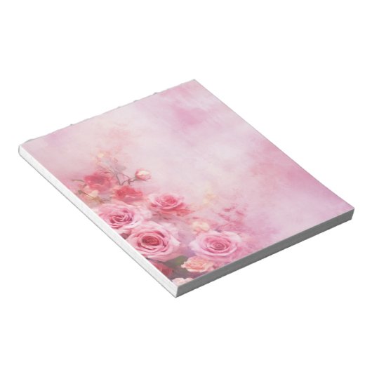 Bloc-note Roses roses vintages (Incliné)