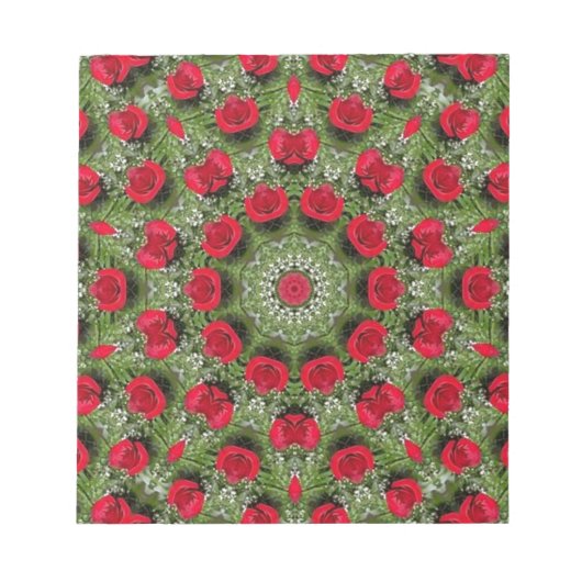 Bloc-note Roses rouges (Devant)