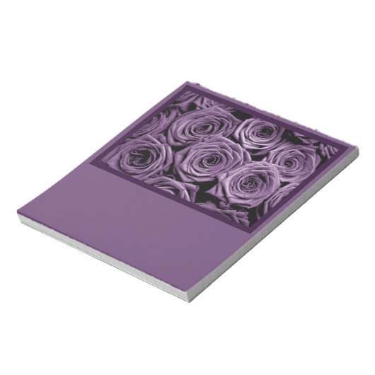 Bloc-note Roses violets (Tourné)