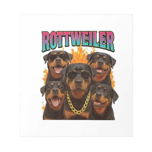 Bloc-note Rottweiler (Devant)