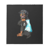 Bloc-note Rottweiler I Love Maman Tattoo (Devant)