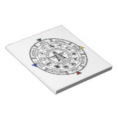 Bloc-note Roue de l'année Zodiac Sabbats Runes (Incliné)