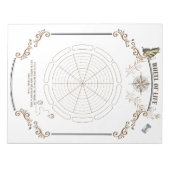 Bloc-note Roue de vie imprimable pour la croissance personne (Devant)