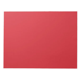 Bloc-note rouge Amaranthe (couleur solide) 
