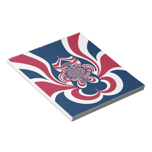 Bloc-note Rouge bleu Kaleidoscope (Incliné)