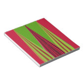 BLOC-NOTE ROUGE DORÉ VERT (Incliné)