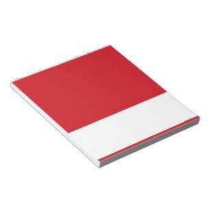 Bloc-note Rouge rayé