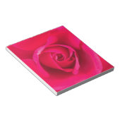 Bloc-note Rouge romantique Rose rose v2 (Incliné)