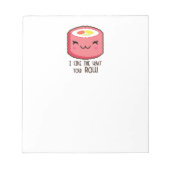 Bloc-note Roulade de sushi Emoji (Devant)