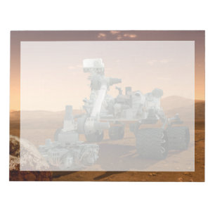 Bloc-note Rover Curiosity Du Laboratoire Scientifique Mars. 