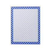 Bloc-note Royal Blue Combination Pois par STaylor (Tourné)