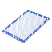 Bloc-note Royal Blue Combination Pois par STaylor (Incliné)