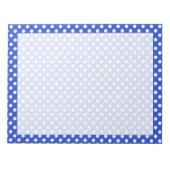 Bloc-note Royal Blue Combination Pois par STaylor (Devant)