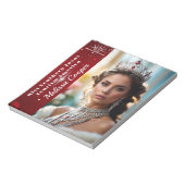 Bloc-note Royal Ruby Shimmer Pageant Autographe Pad (Tourné)