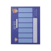 Bloc-note Royalty Tea Lover Personnalisé Semaine à vue d'ens (Tourné)