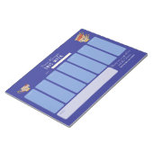 Bloc-note Royalty Tea Lover Personnalisé Semaine à vue d'ens (Incliné)