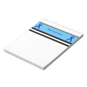 Bloc-note Ruban Blue Standard par Kenneth Yoncich (Tourné)