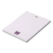 Bloc-note Ruban violet Pois (Tourné)