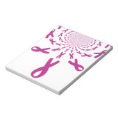 Bloc-note Rubans rose Cancer du sein Sensibilisation Art Imp (Tourné)