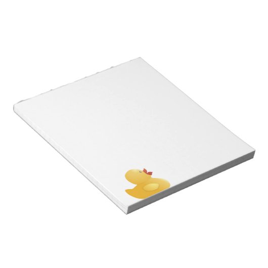 Bloc-note Rubberduck jaune (Incliné)